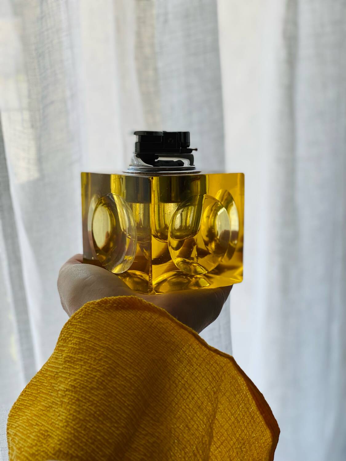 Antonio Imperatore table lighter for Murano, 1970