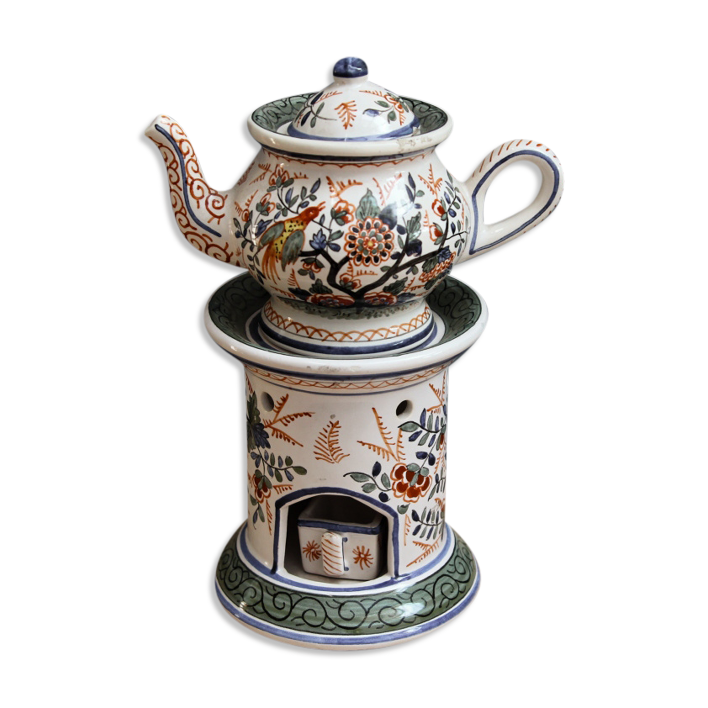 Delft earthenware herbal tea maker