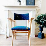 Small bridge armchair with a vintage look redone