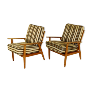 Paire de fauteuils en