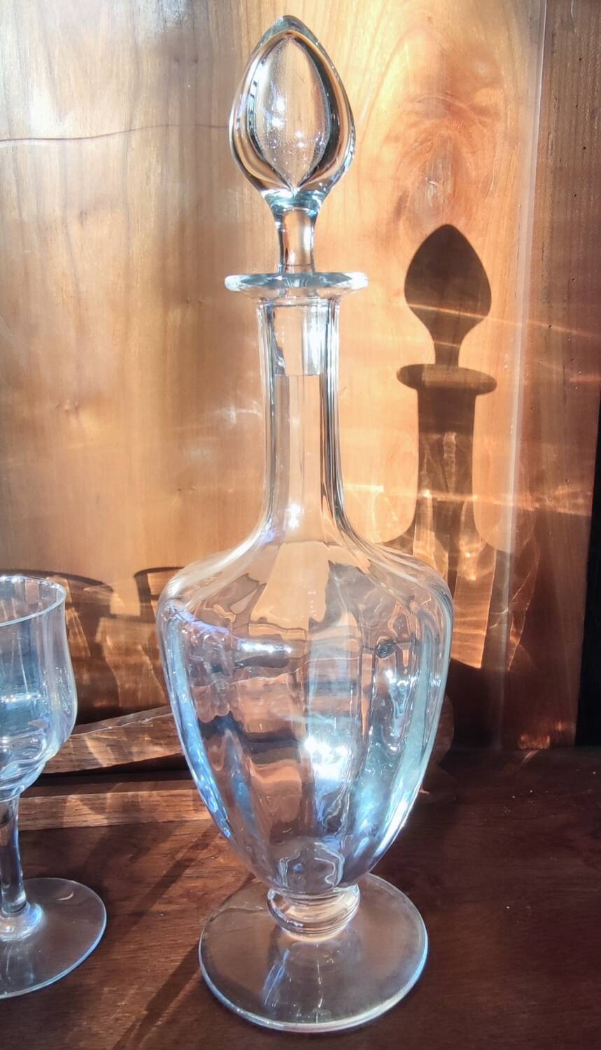 Glassware set, ice bucket, carafe, Baccarat crystal Capri model 20 pieces