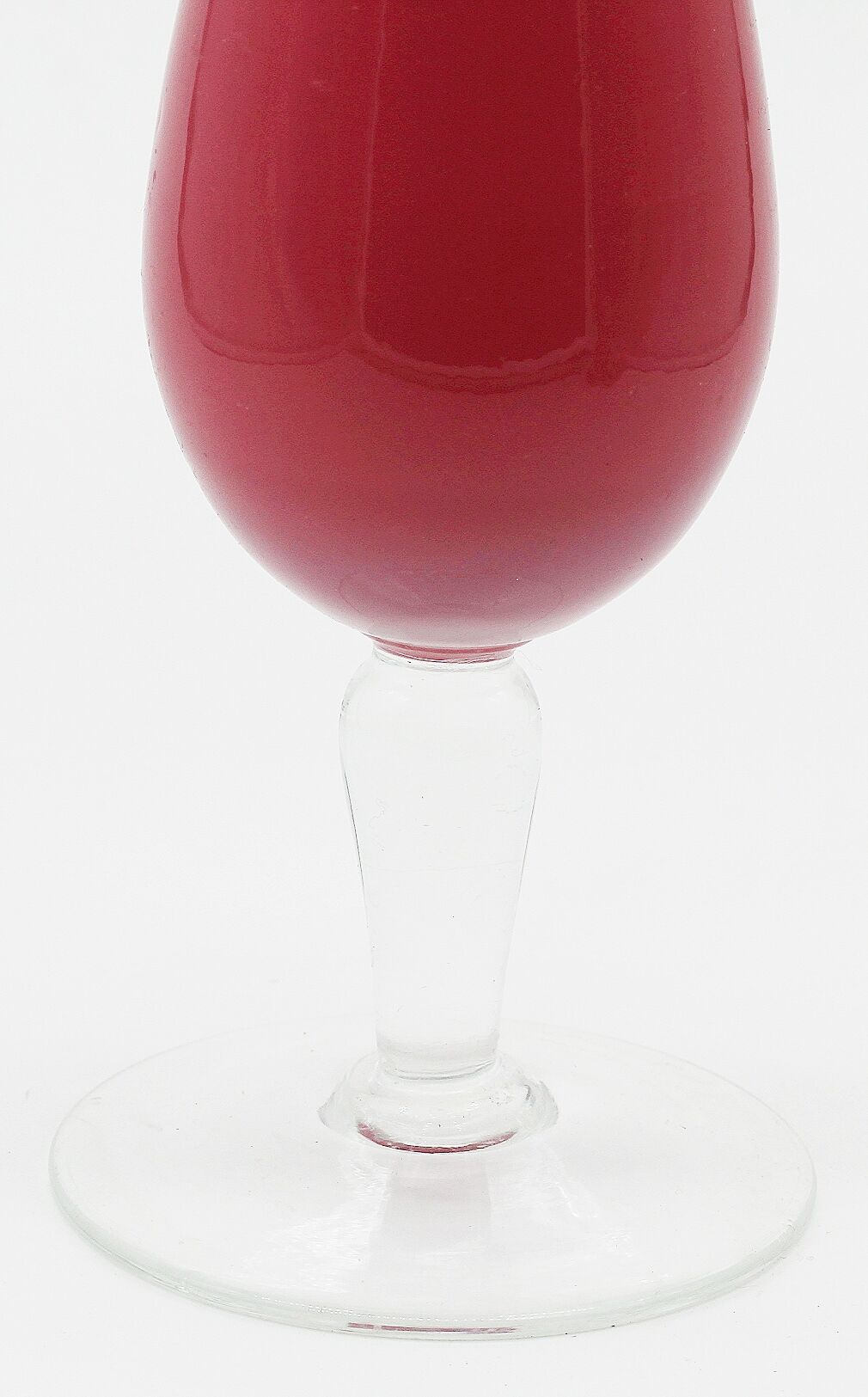 Vase en opaline rose