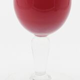 Vase en opaline rose