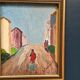 Original Swedish Oil on Panel – “Street Scene” by U. Ekshard – Signed – Dated 1971 – Vintage & Framed
