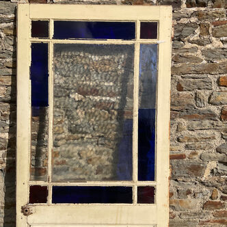 Old glass door L 92 x H 205