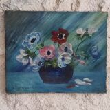 Painting on canvas by H. Fretin-Lunel