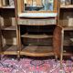 Art Deco buffet in mahogany, oak, and marble top.