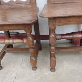 Pair of chairs Lorraine XIX th century