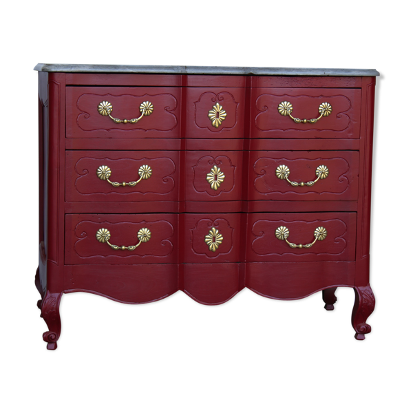 Commode ancienne de style Louis XV