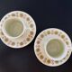 2 breakfast cups with saucers Apilco an'. 80