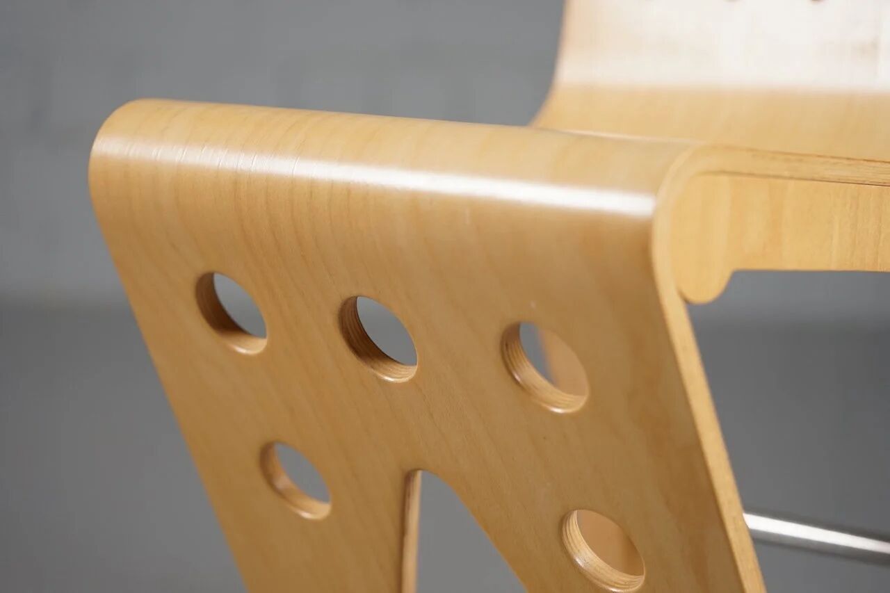 Postmodern plywood chair