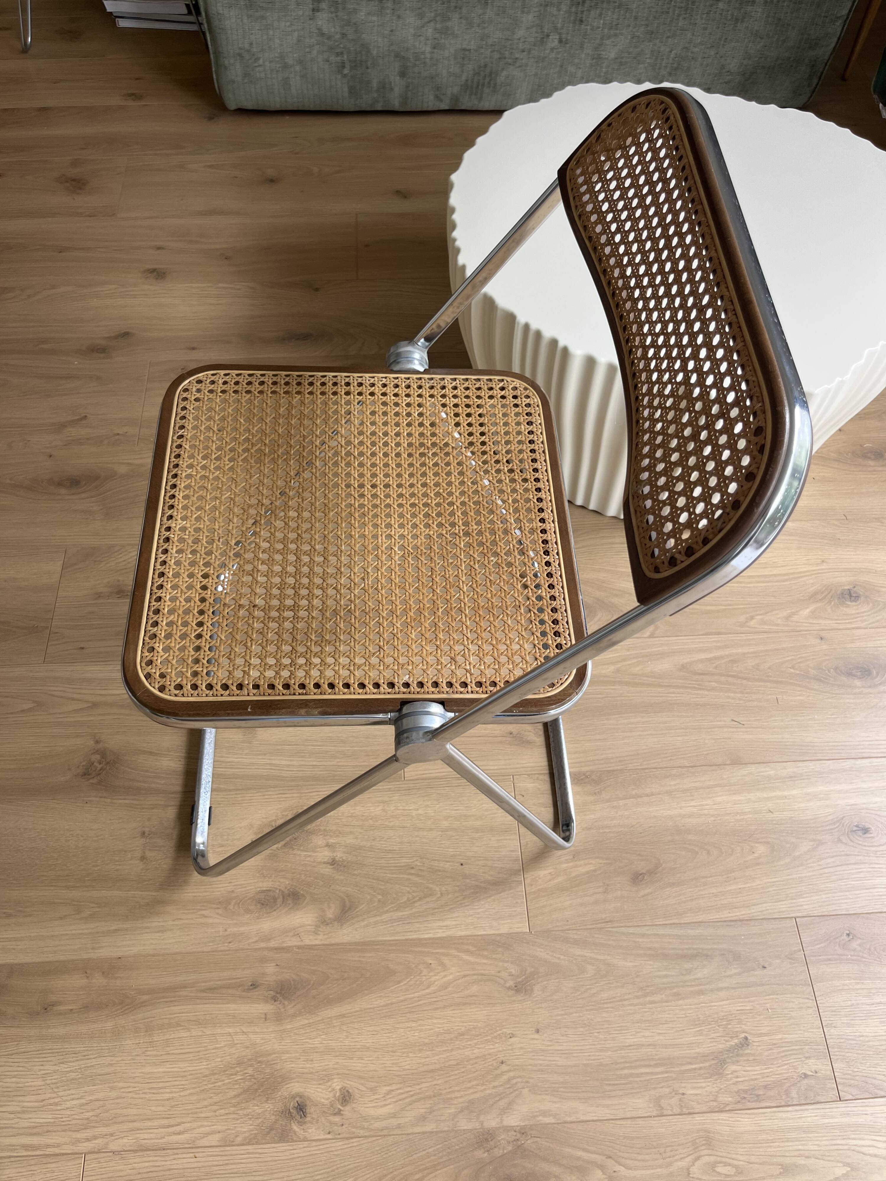 Folding chair Plia Canè by Giancarlo Piretti