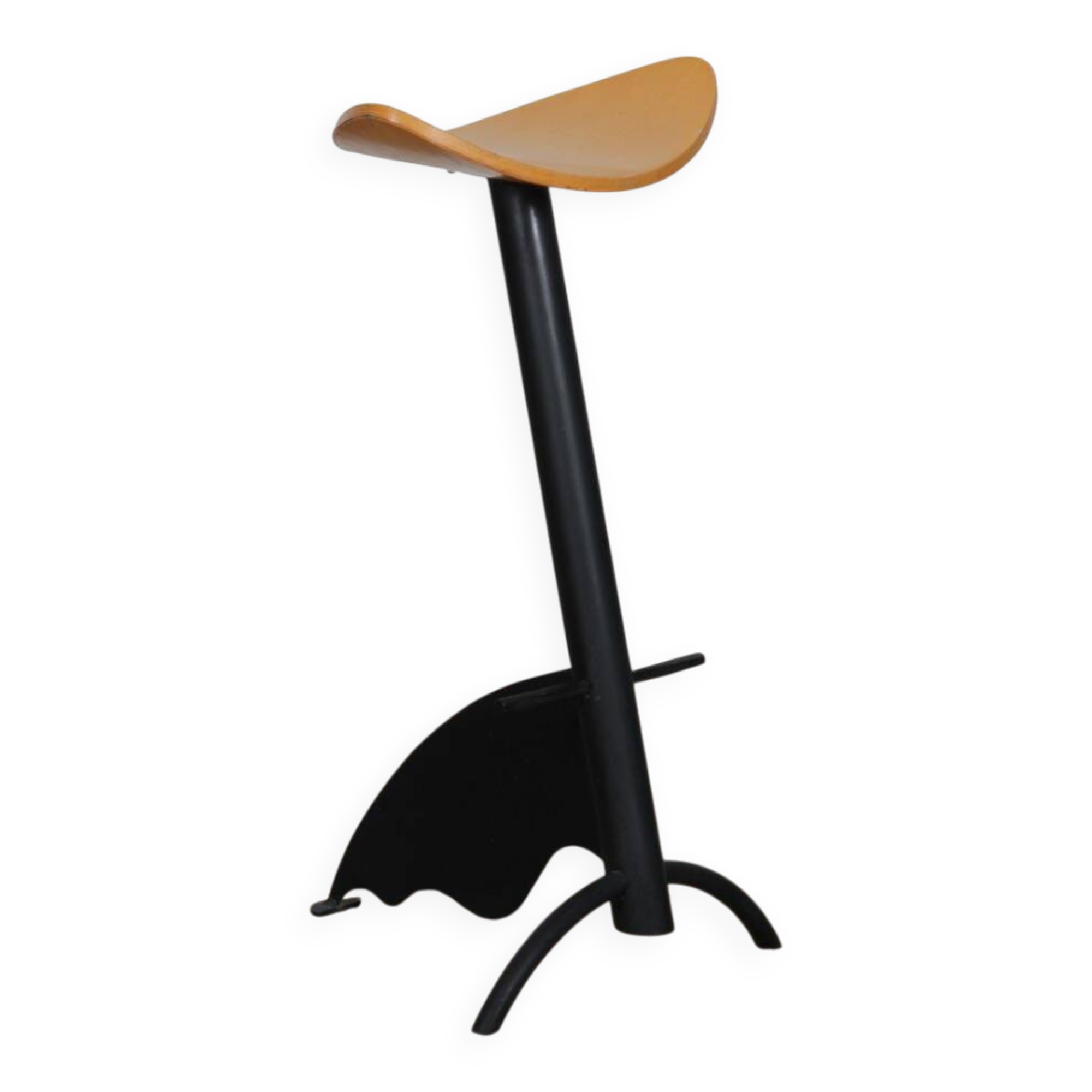 Tabouret de bar Plateforme par Maurizio Peregalli pour Zeus, 1980