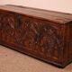 Gothic oak chest