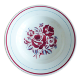 Hollow plate Sarreguemines model Rose