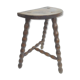 Tripod stool solid wood beaded feet