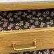 Commode vintage chêne brut massif 1950