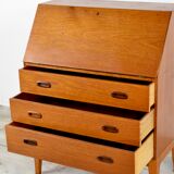 Midcentury Bureau / Desk / Cabinet In Teak. Vintage / Modern / Danish Style