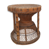 Emmanuelle rattan stool