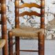 Set of 6 Dudouyt style chairs, 1950
