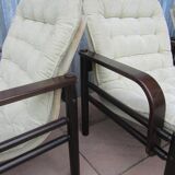 Lounge Easy Chairs by Bror Boije for Dux Miljo Expo, Sweden 1980s, Set of 4