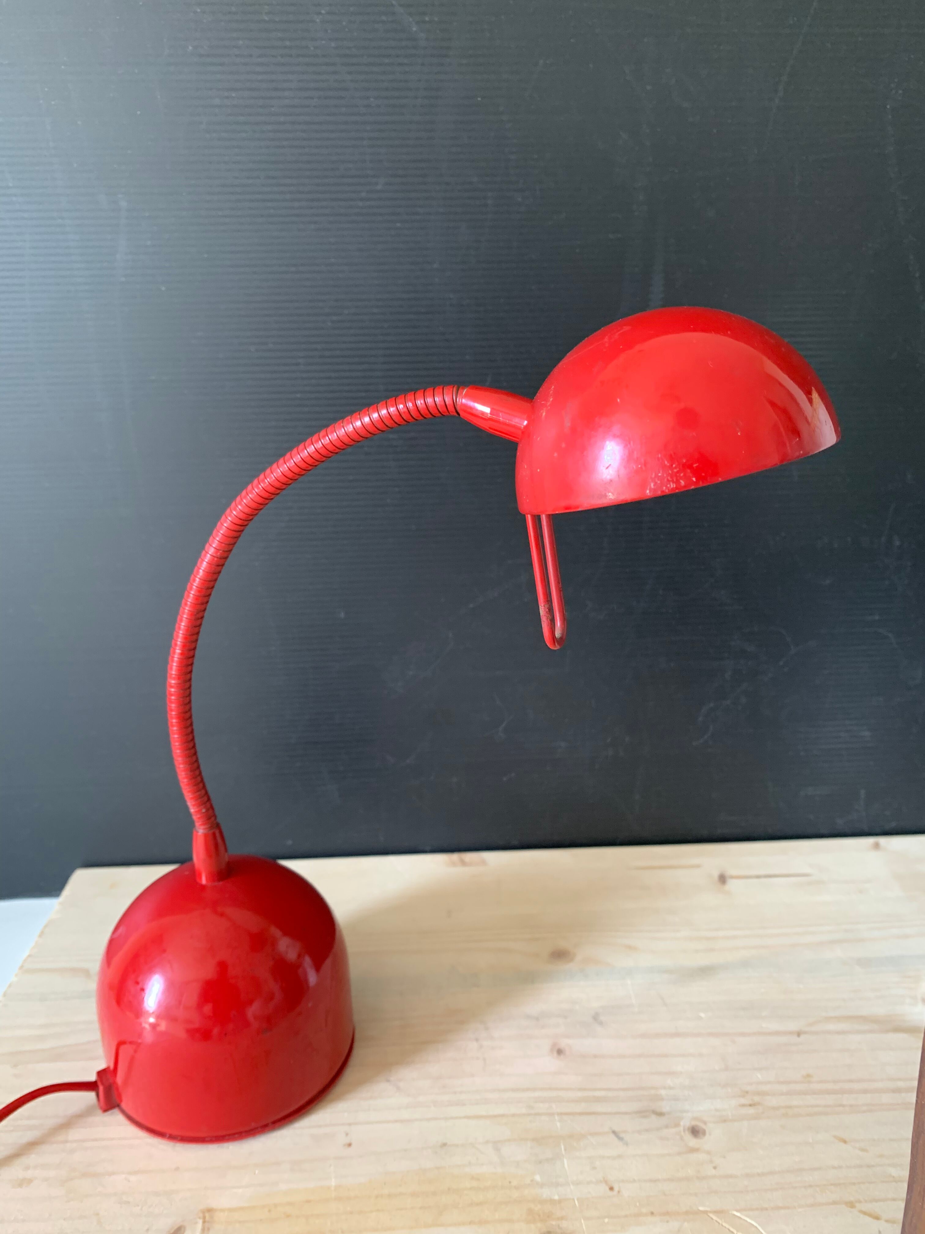 Vintage red lamp