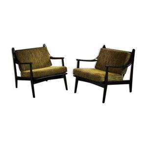 Paire de fauteuils scandinaves