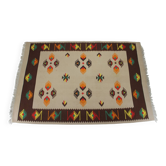1960s Large Midcentury Wool Kilim Rug