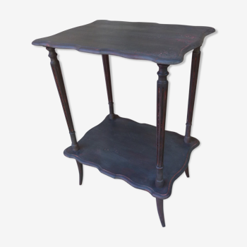 Patinated pedestal table