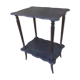 Patinated pedestal table