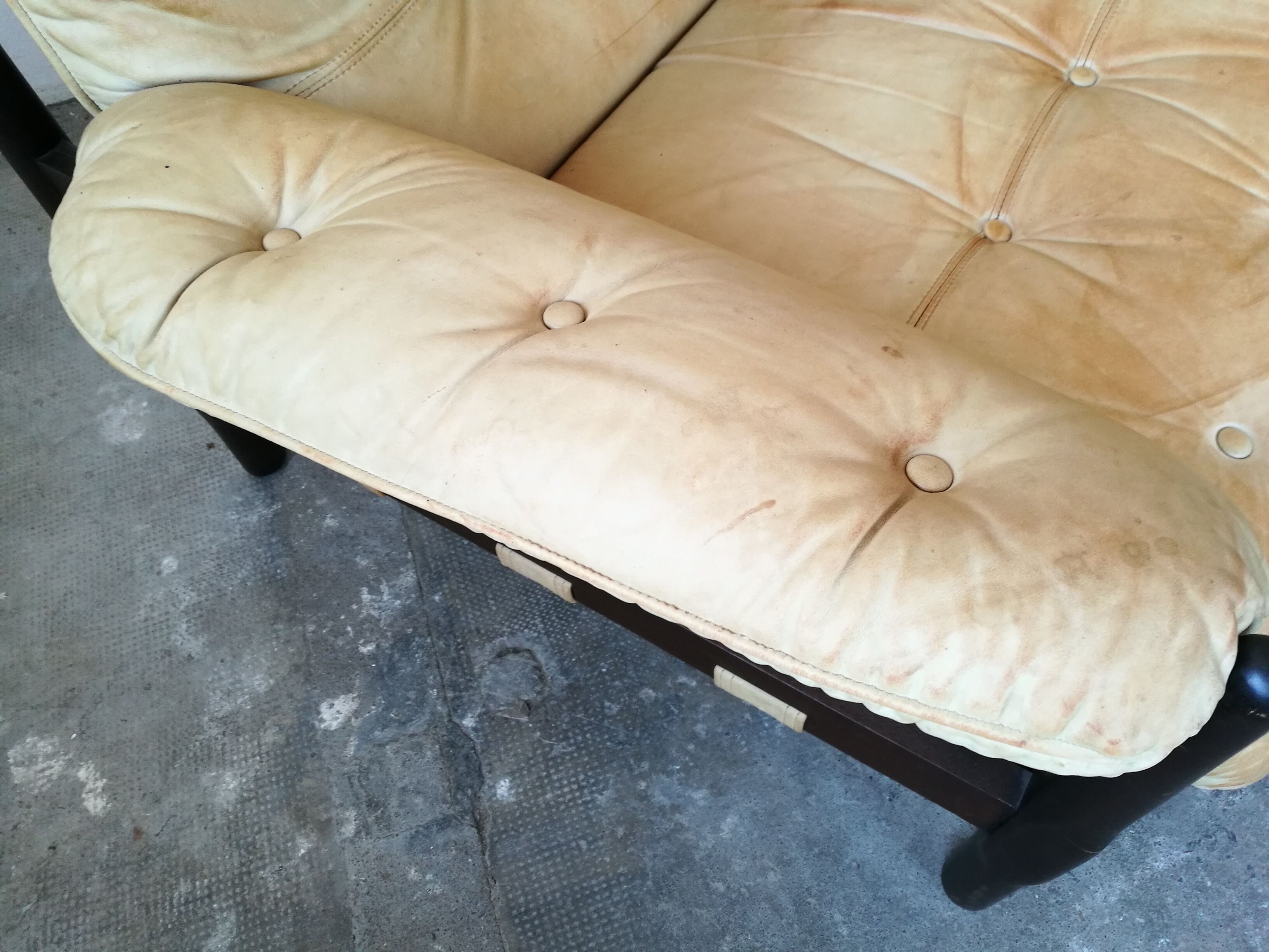 Leather armchair