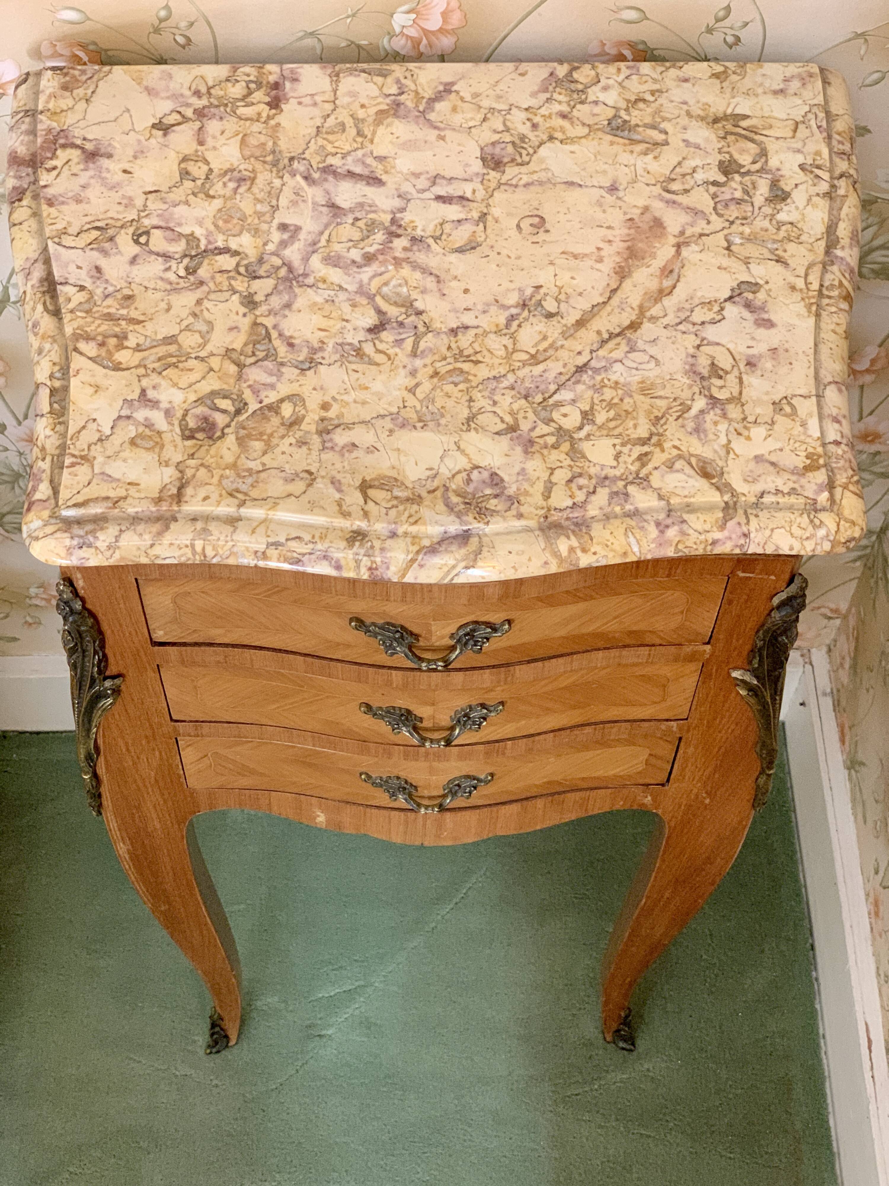 Bedside table Louis XV