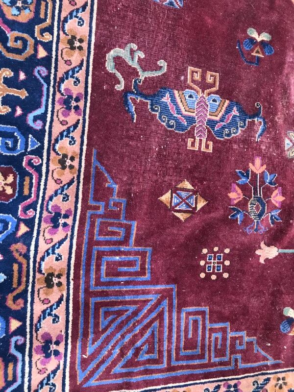 Chinese rug handmade 280 x 377 cm