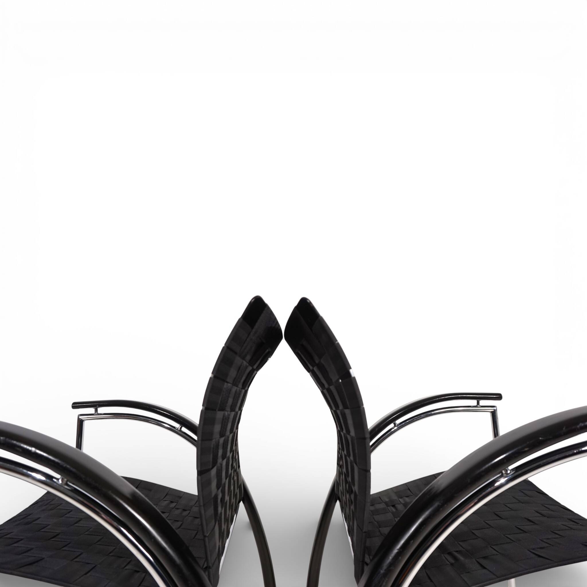 Thonet set of 2 lounge chairs by Peter Maly, 1980