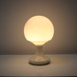 Lampe de table tout en verre du milieu du siècle / Osvětlovací sklo Valašské Meziříčí, années 1970.