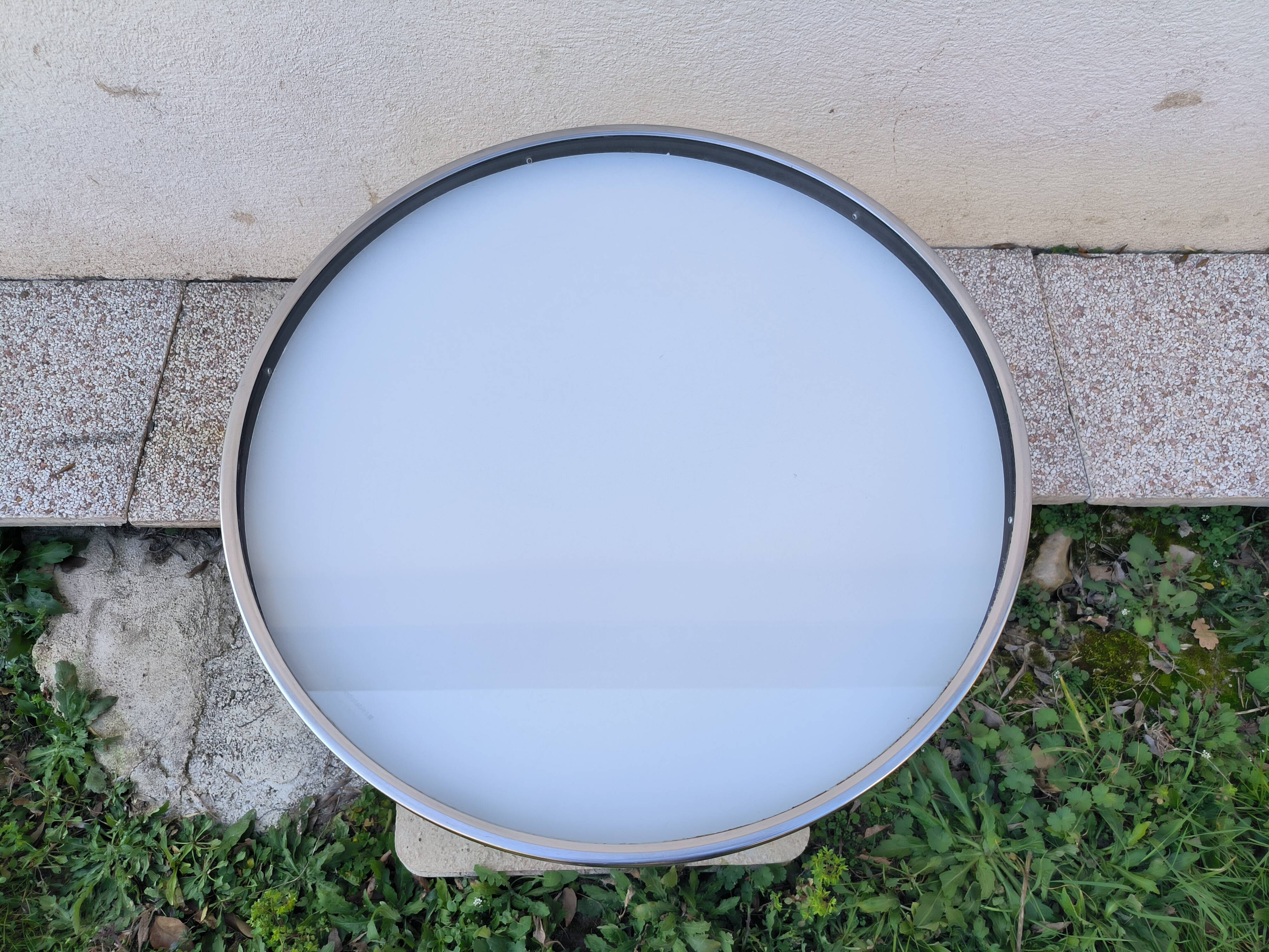 Vintage cast iron pedestal bistro table