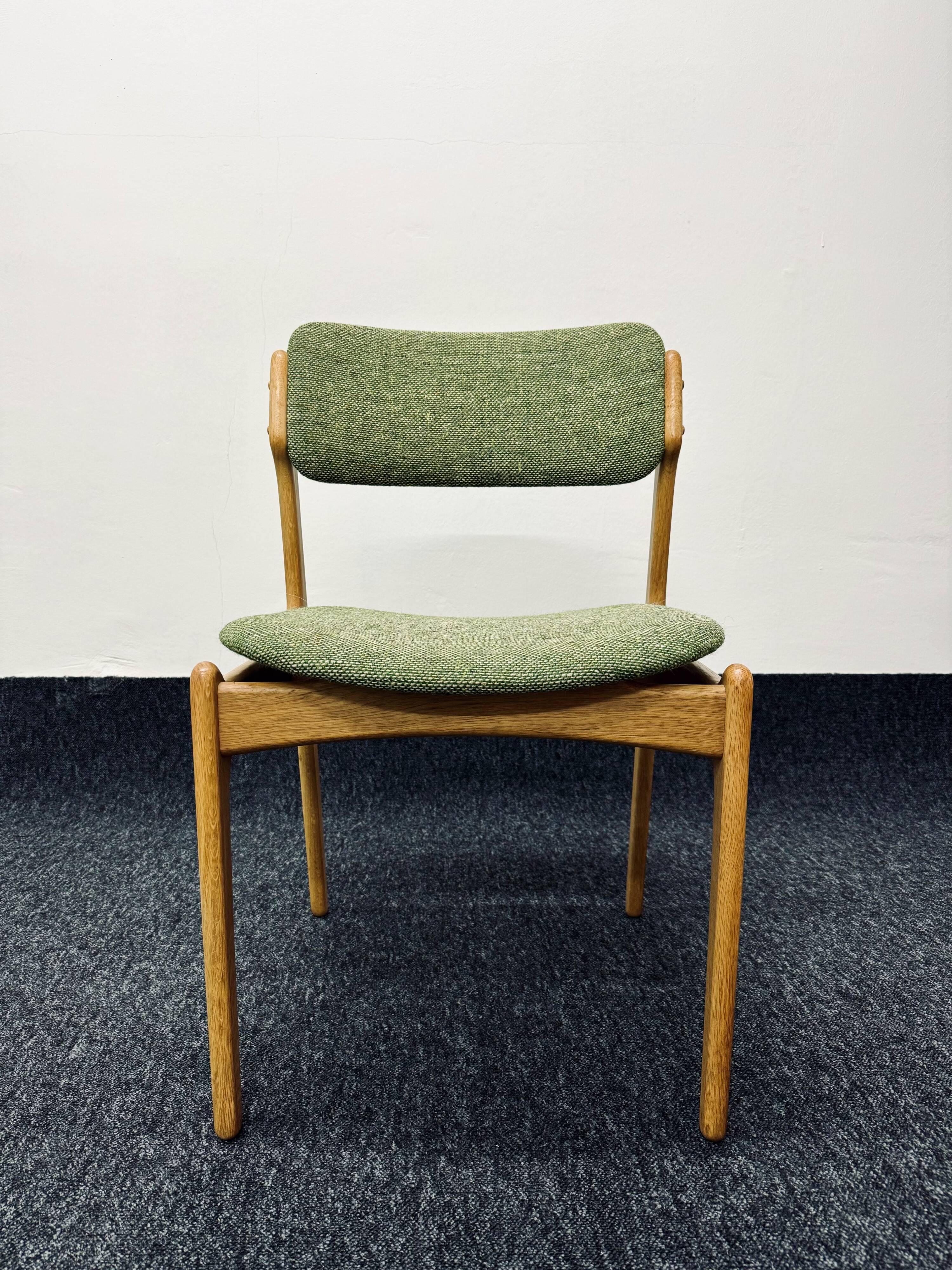 Set of 4 Danish Oak Dining Chairs by Erik Buch for O.D. Mobler