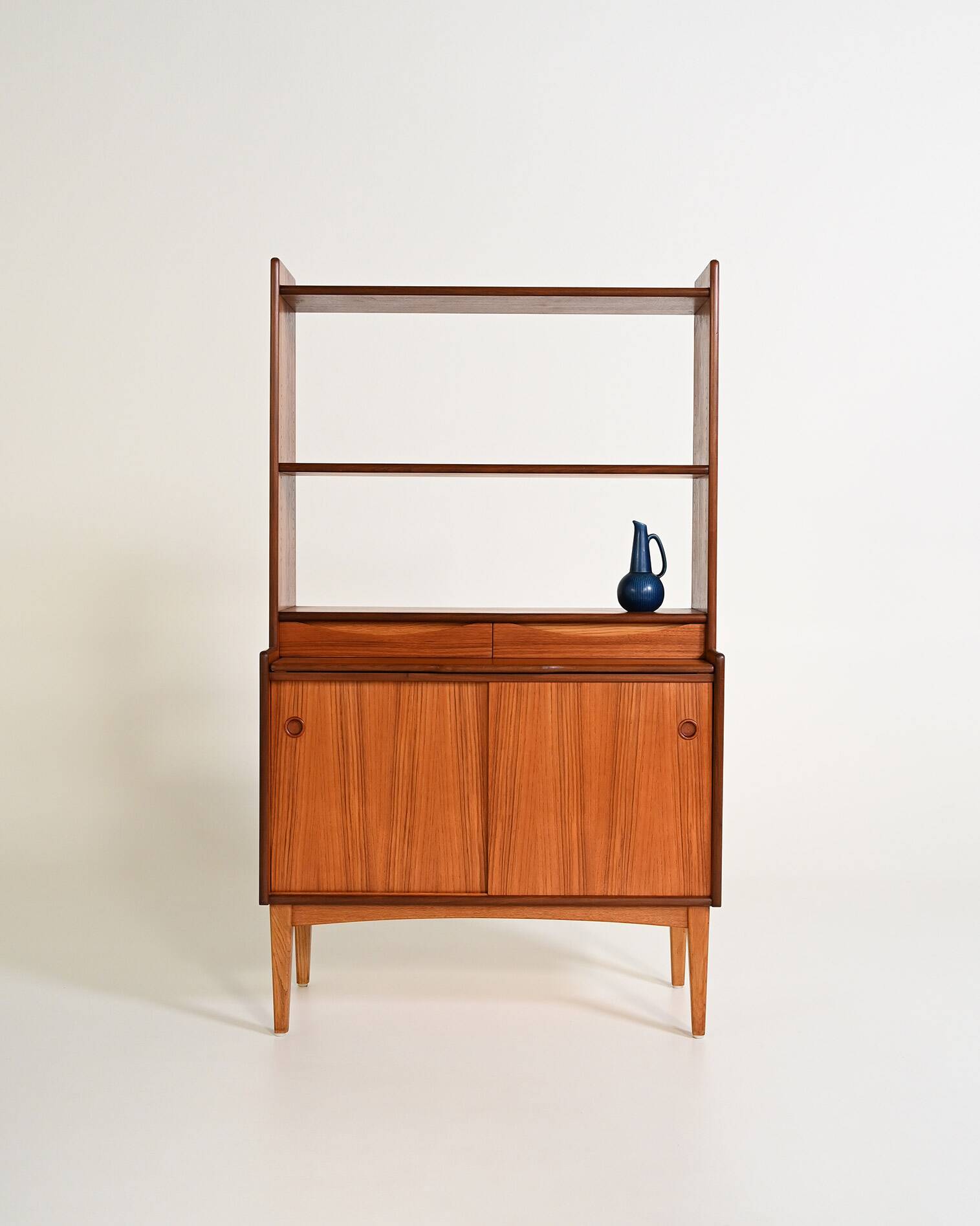 Bookcase with hidden desk by Bräntorps, 1960s