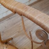 Peacock chair in rattan from the 60s