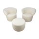 Ensemble de 2 chaises club et 1 pouf par rolf benz