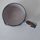 Vallauris earthenware covered cassolette by A. Fazio