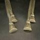 Paire de grandes appliques aux rubans style Louis XVI