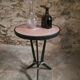 Table bistrot art déco française avec plateau Rex bakélite – c.1930–1940