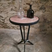Table bistrot art déco française avec plateau Rex bakélite – c.1930–1940