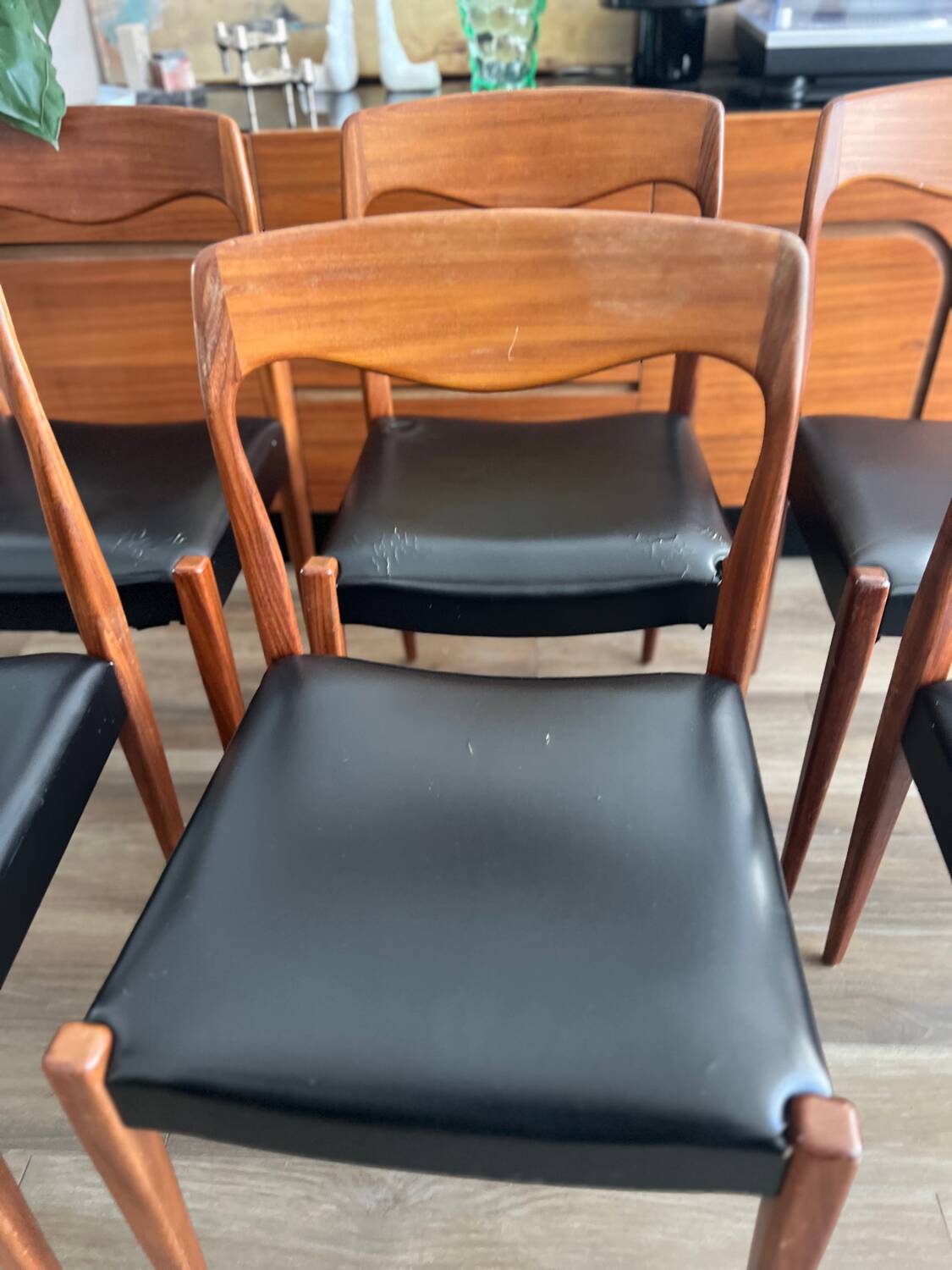 Set of 6 Roche Bobois chairs, 1960