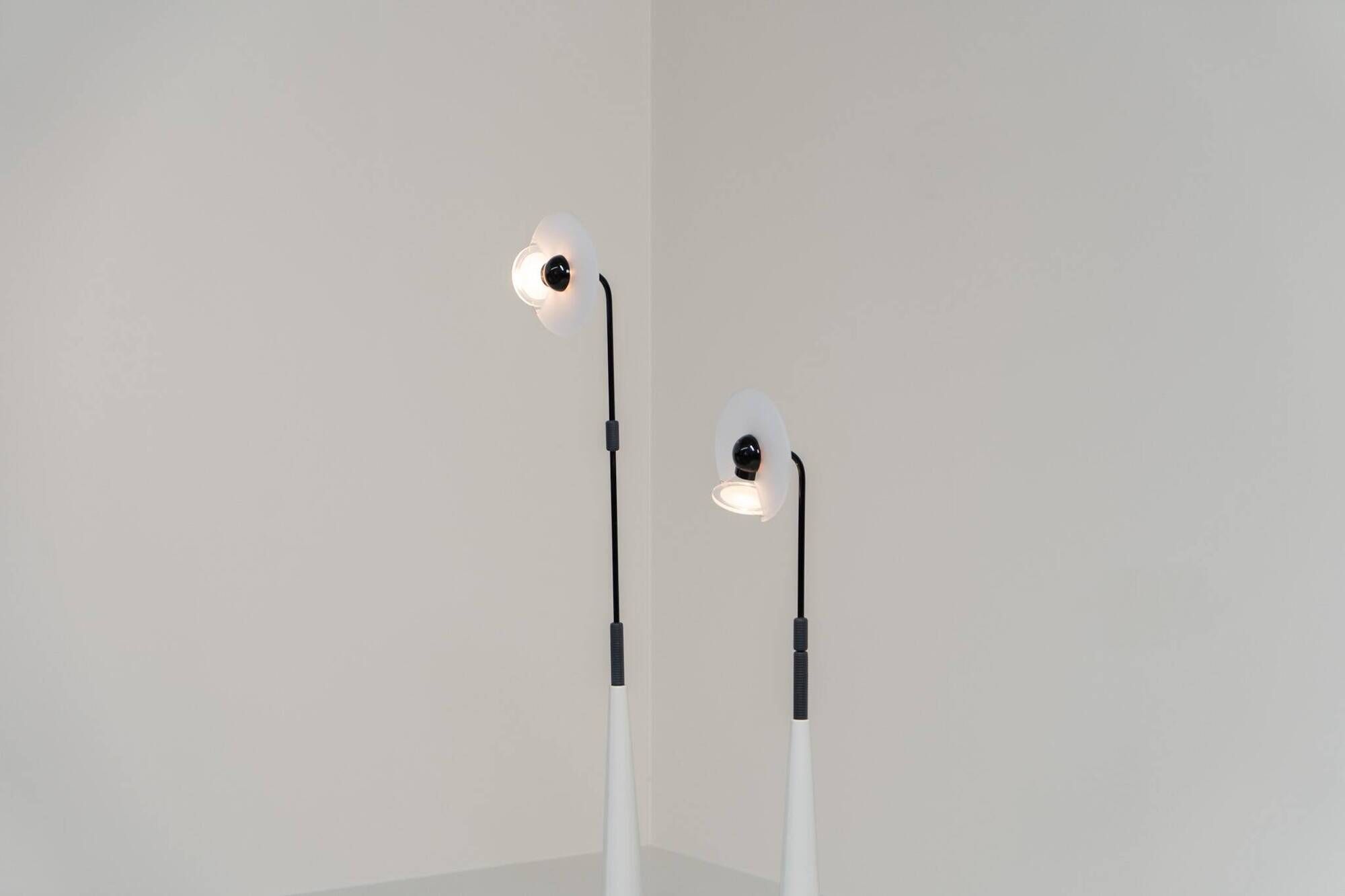 Pair of “Club 1095” floor lamps by Giuseppe Ramella for Arteluce