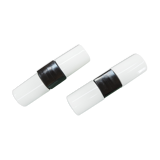 Pair of Midcentury Bakelite and Glass Wall Lamps, Czechoslovakia 1950s