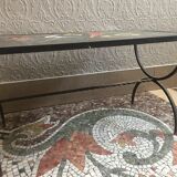 Coffee table in porcelain signed Princess 1950s