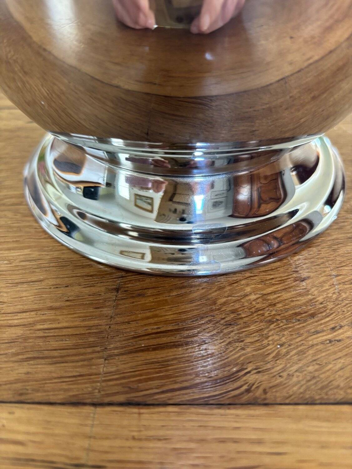 Champagne Bucket Guy Degrenne – Stainless Steel & Gold-Plated Brass