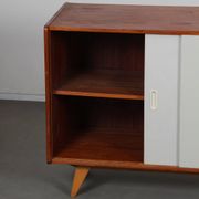 Oak chest of drawers, model U-452 by Jiri Jiroutek, 1960